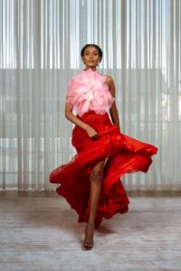 Onyinye Top with Dinma Skirt